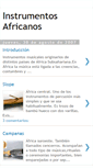 Mobile Screenshot of instrumentosafricanos.blogspot.com
