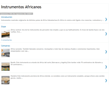 Tablet Screenshot of instrumentosafricanos.blogspot.com