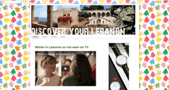 Desktop Screenshot of discoveryourlebanon.blogspot.com