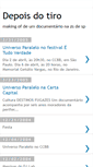 Mobile Screenshot of depoisdotiro.blogspot.com