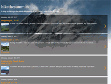 Tablet Screenshot of hikethesummits.blogspot.com