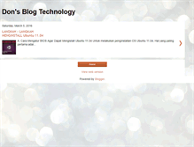 Tablet Screenshot of dontechno.blogspot.com