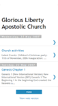 Mobile Screenshot of gloriouslibertyapostolicchurch.blogspot.com