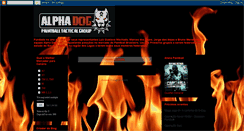 Desktop Screenshot of alphadogpaintballtacticalgroup.blogspot.com