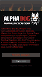 Mobile Screenshot of alphadogpaintballtacticalgroup.blogspot.com