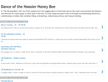 Tablet Screenshot of hoosierhoneybee.blogspot.com