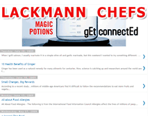 Tablet Screenshot of lackmannchefs.blogspot.com