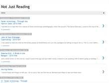 Tablet Screenshot of notjustreading.blogspot.com