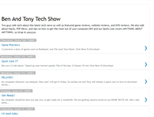 Tablet Screenshot of benandtonyshow.blogspot.com