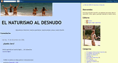 Desktop Screenshot of elnaturismoaldesnudo.blogspot.com