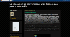 Desktop Screenshot of educacionnoconvencionalava.blogspot.com