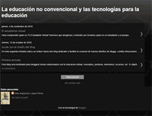 Tablet Screenshot of educacionnoconvencionalava.blogspot.com
