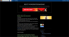 Desktop Screenshot of best10workfromhome.blogspot.com