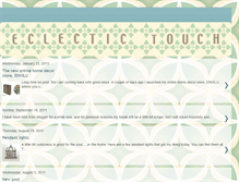 Tablet Screenshot of eclectic-touch.blogspot.com