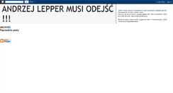 Desktop Screenshot of lepper.blogspot.com