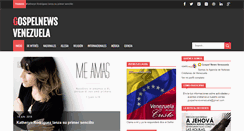 Desktop Screenshot of gospelnewsvenezuela.blogspot.com