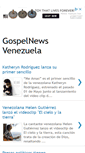 Mobile Screenshot of gospelnewsvenezuela.blogspot.com