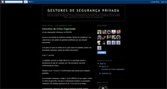 Desktop Screenshot of gestoresdesegurancaprivada.blogspot.com