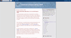 Desktop Screenshot of andrewsenduroafrica2009.blogspot.com