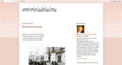 Desktop Screenshot of enreteladelalma.blogspot.com