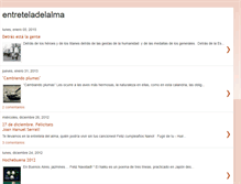 Tablet Screenshot of enreteladelalma.blogspot.com