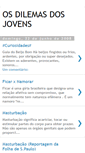 Mobile Screenshot of dilemadosjovens.blogspot.com