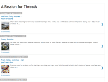 Tablet Screenshot of apassionforthreads.blogspot.com
