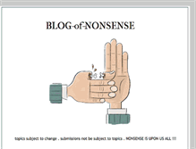 Tablet Screenshot of blog-o-nonsense.blogspot.com