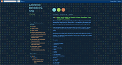 Desktop Screenshot of lawrencebenedict.blogspot.com