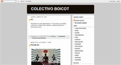 Desktop Screenshot of colectivoboicot.blogspot.com