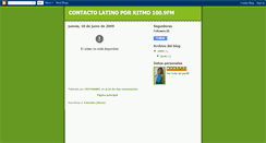 Desktop Screenshot of clatino-ritmo1009fm.blogspot.com