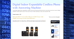 Desktop Screenshot of cordless-phone-with-answering-machine.blogspot.com