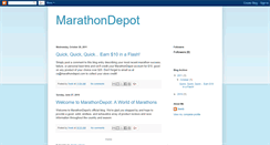 Desktop Screenshot of marathondepot.blogspot.com