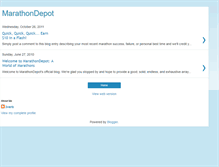 Tablet Screenshot of marathondepot.blogspot.com