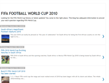 Tablet Screenshot of fifa-worldcup-ardor.blogspot.com