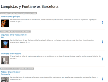 Tablet Screenshot of lampistasyfontanerosbarcelona.blogspot.com