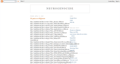 Desktop Screenshot of neurogenocide.blogspot.com