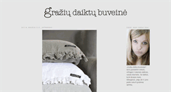 Desktop Screenshot of graziu-daiktu-buveine.blogspot.com