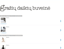 Tablet Screenshot of graziu-daiktu-buveine.blogspot.com