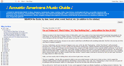 Desktop Screenshot of acousticamericana.blogspot.com