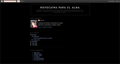 Desktop Screenshot of novocainaparaelalma.blogspot.com