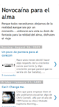 Mobile Screenshot of novocainaparaelalma.blogspot.com