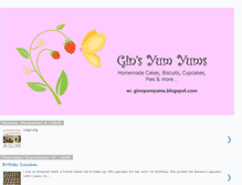 Tablet Screenshot of ginsyumyums.blogspot.com