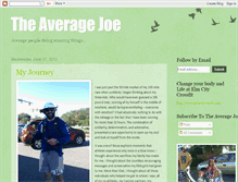 Tablet Screenshot of iknowanaveragejoe.blogspot.com