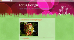 Desktop Screenshot of flowerarrangements-lotusdesign.blogspot.com