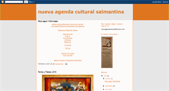 Desktop Screenshot of nuevaagendacultural.blogspot.com