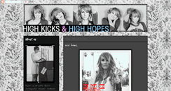 Desktop Screenshot of highkicksandhighhopes.blogspot.com