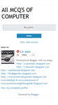 Mobile Screenshot of computermcqs.blogspot.com