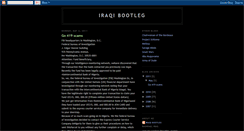 Desktop Screenshot of iraqibootleg.blogspot.com