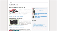Desktop Screenshot of dualsimdroid.blogspot.com